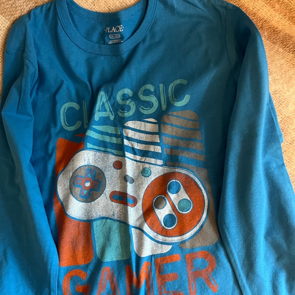The Children's Place Blue Classic Gamer Kids Shirt